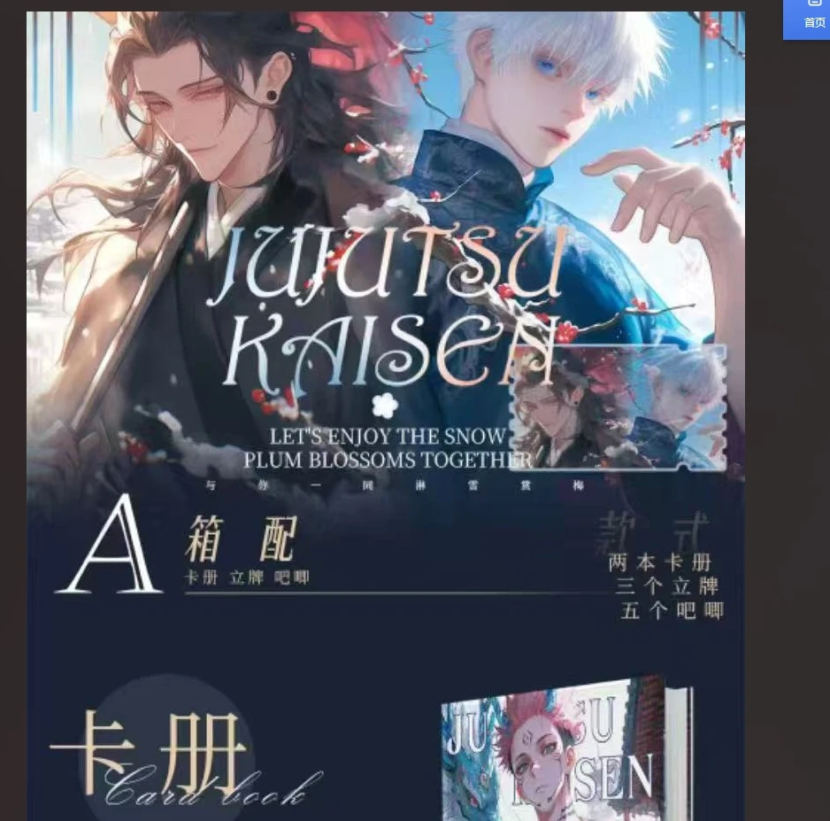 上新【妙卡文创】咒术回战A5亚克力咒术色纸系同人二创色纸(代拆)