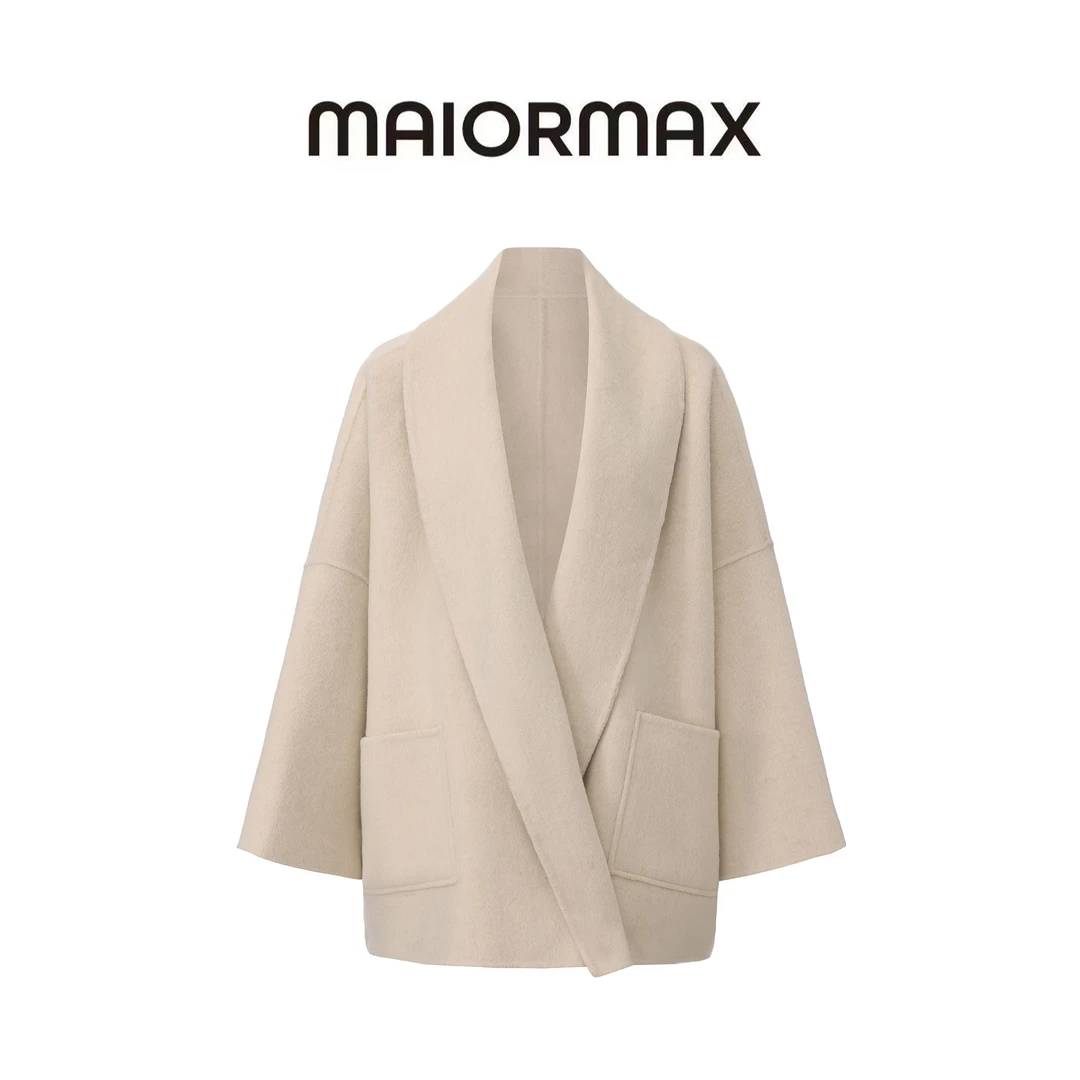 【闲阔柔栖】2025新款秋冬爆款高级感外套高贵气质毛呢女款羊毛大衣