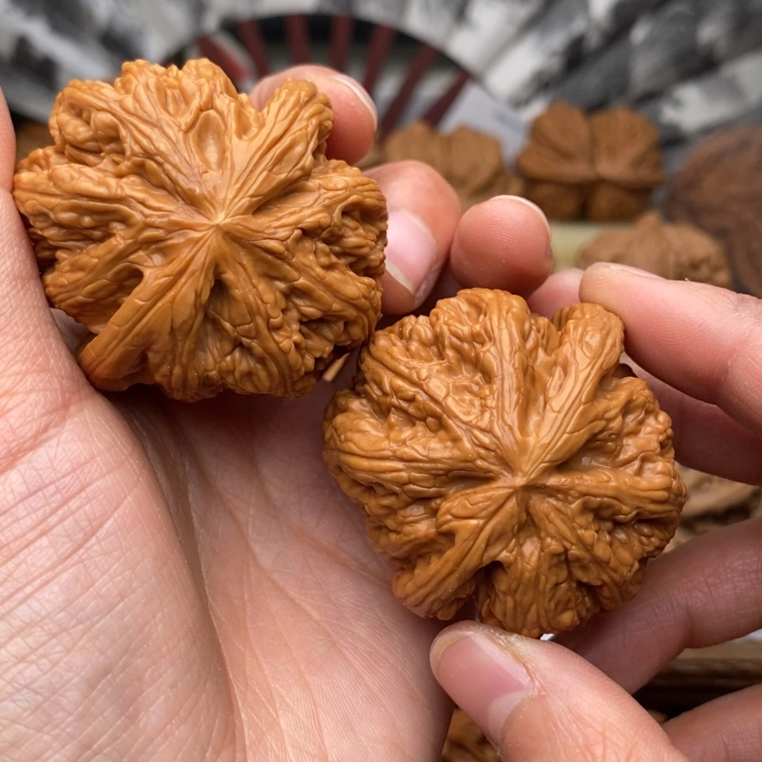 文玩核桃把件363号45粗筋