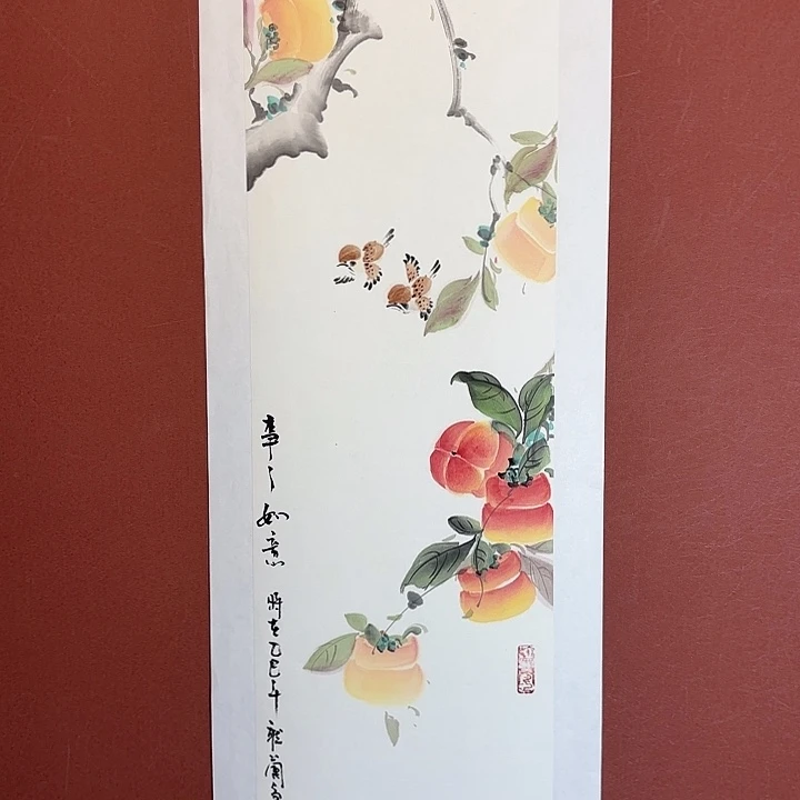 国画听兰老师花鸟