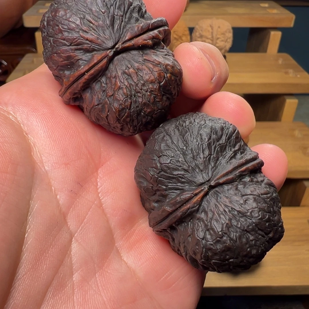 文玩核桃吊坠秦权43mm