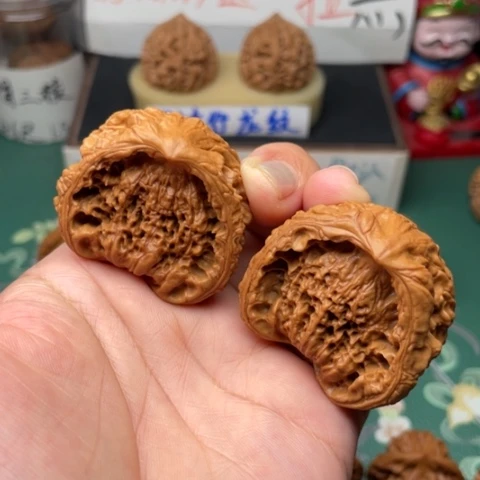 【闪购商品】文玩核桃把件41全品聚宝盆