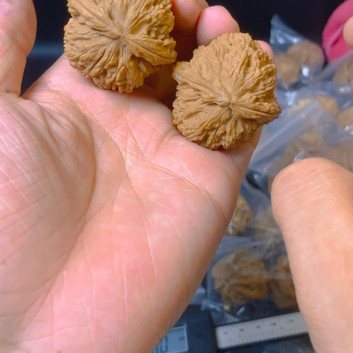 小****吊坠文玩核桃白狮子
