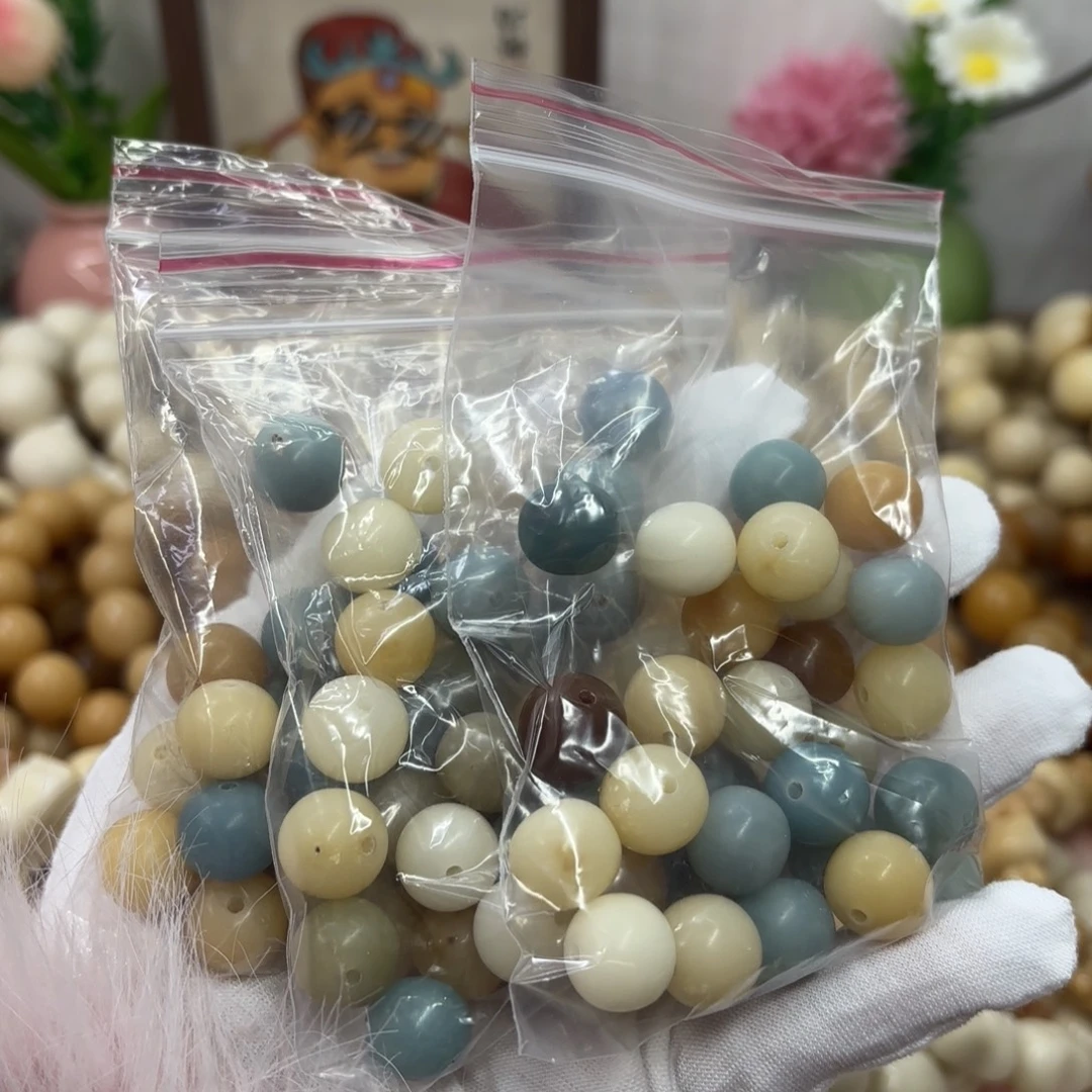 吊坠菩提根/象牙果13干磨瑕疵胖苹果散珠25颗一锅123