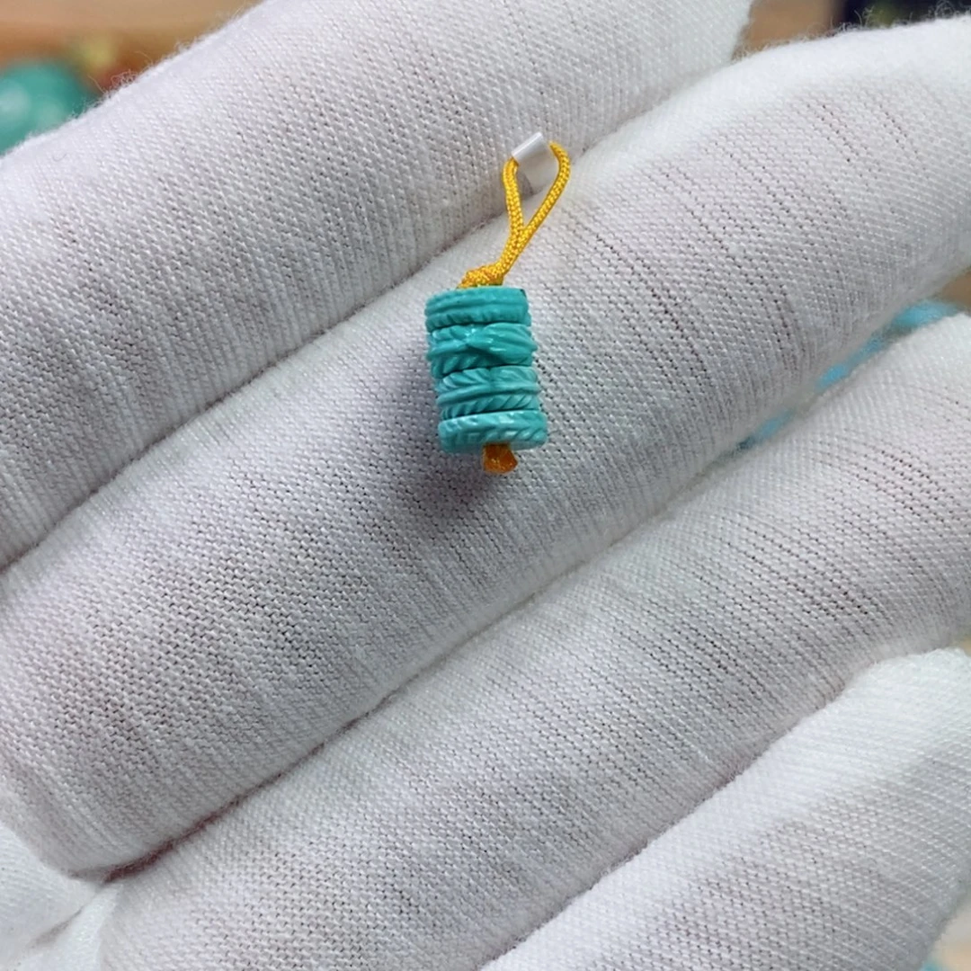 绿松石未镶嵌珠宝奇石5.8mm