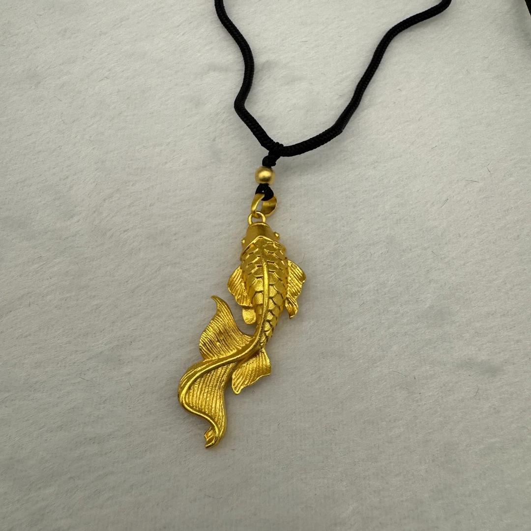 JX0729经典素款锦鲤吊坠