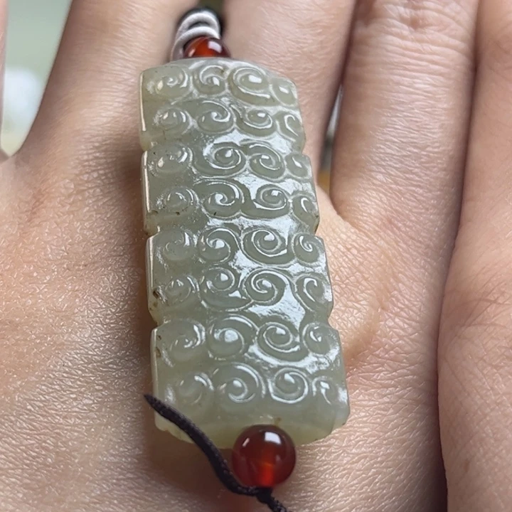 和田玉挂件未镶嵌语***8