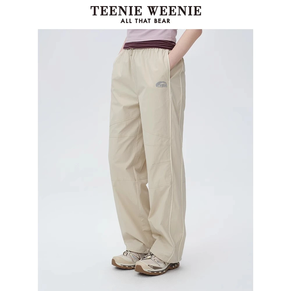 TeenieWeenie小熊休闲裤25夏新款户外潮酷风降落伞裤TTTC256414I