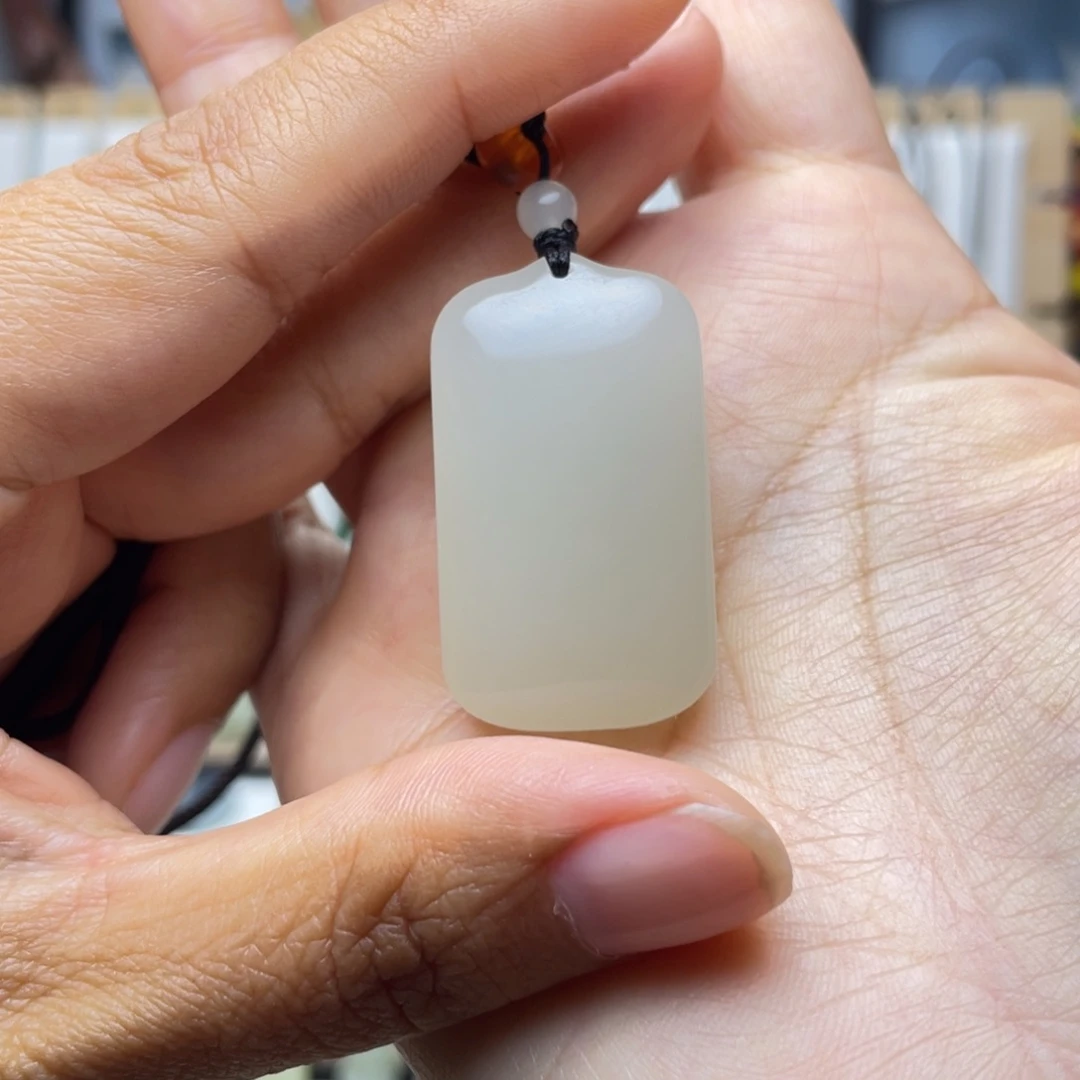 快***乐和田玉未镶嵌吊坠(不含链)