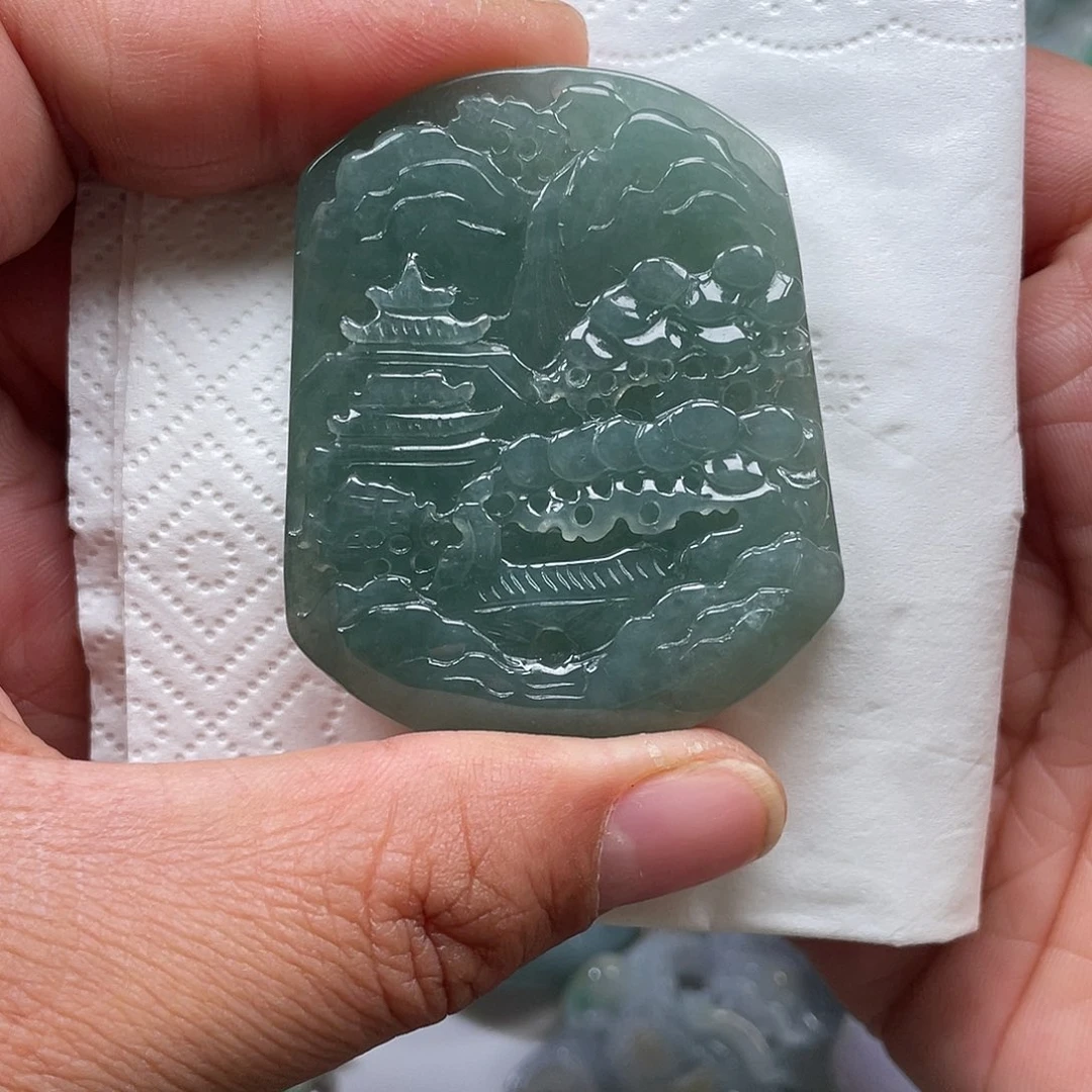 颈饰未镶嵌翡翠翡玉缘翡翠