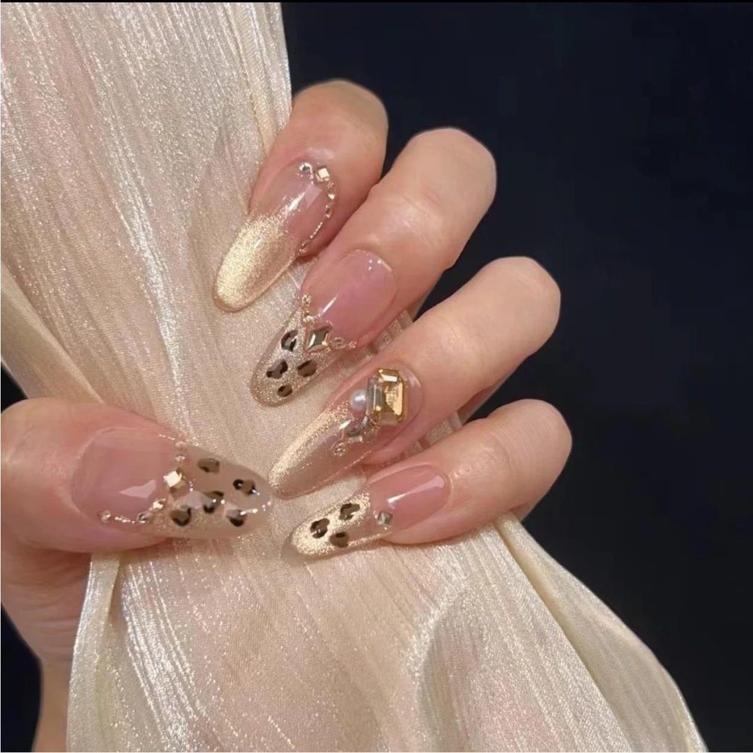 『落日熔金』-纯手工穿戴甲-送工具包