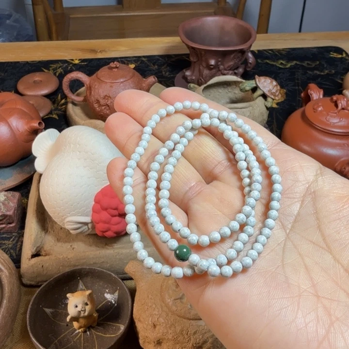 吃***睡茶壶紫砂紫砂手串段泥