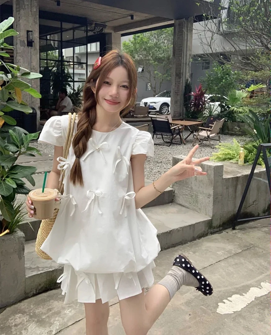 气质时尚时尚套装少女风简约通勤显瘦韩版学院风荷叶边衬衫