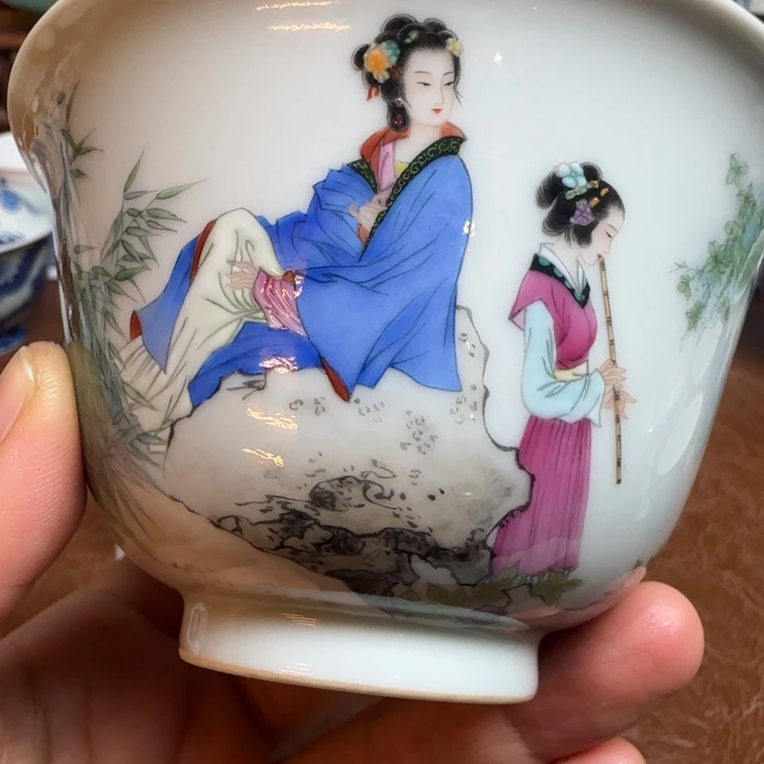 陶摆件今天晚上的月亮很圆