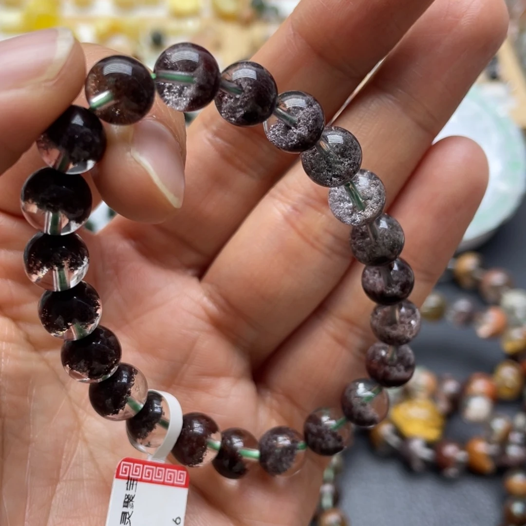 未镶嵌手链水晶紫幽灵