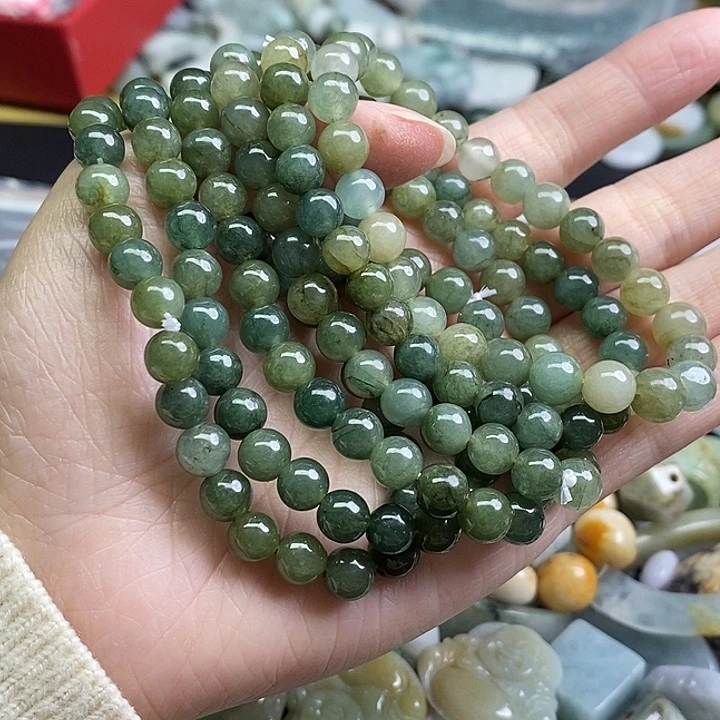 双***翡翠未镶嵌颈饰天然翡翠