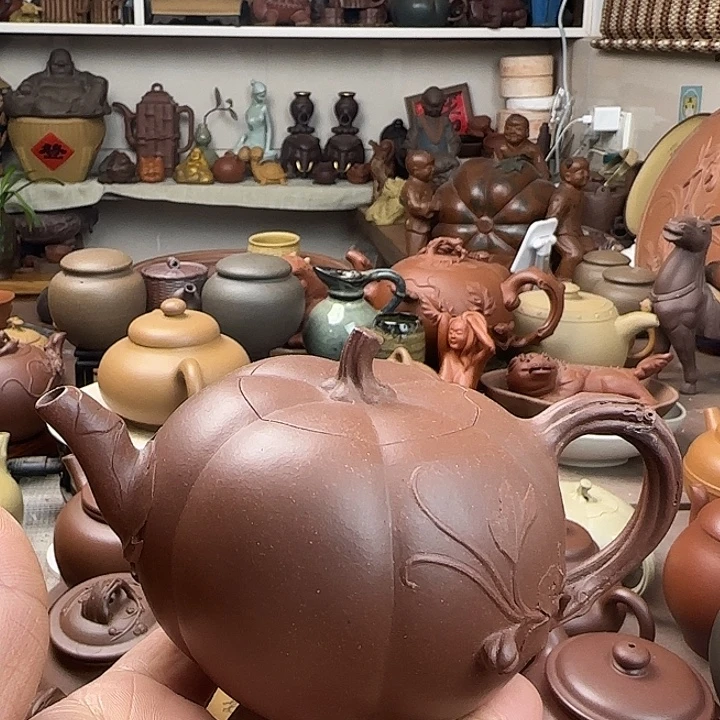 底槽青茶壶原矿紫砂