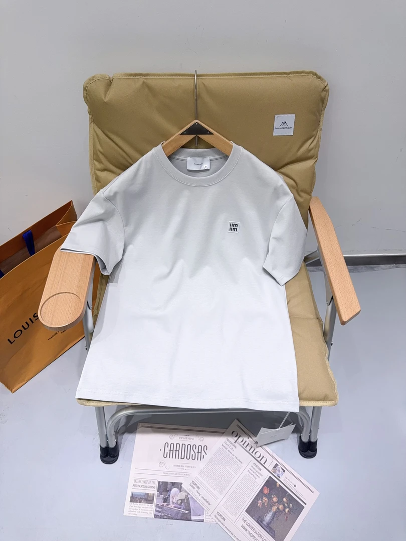 夏季男士微阔干净简约款纯色高品质夏男士圆领短袖T恤打底衫K522#