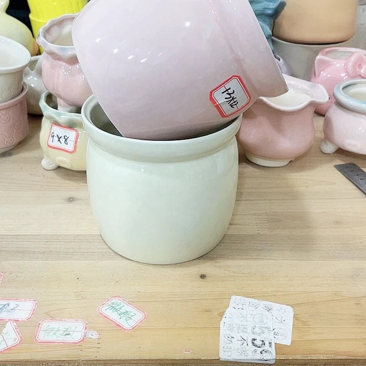 陶瓷花盆全场12包邮