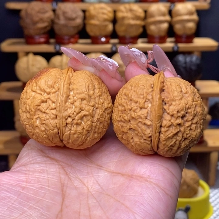 把件文玩核桃卧龙元宝44号42尺