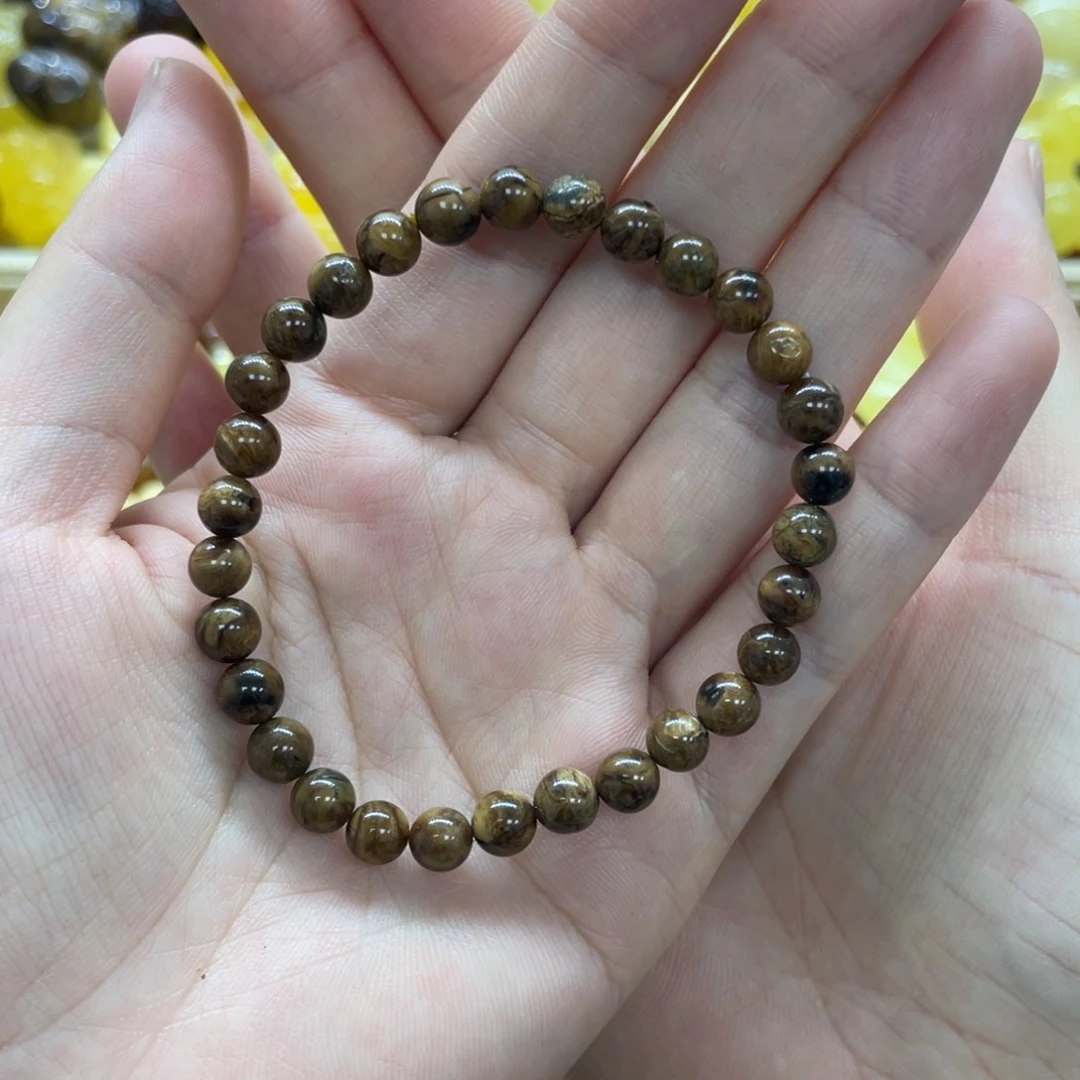 未镶嵌琥珀裸石天然琥珀根珀单圈6+mm