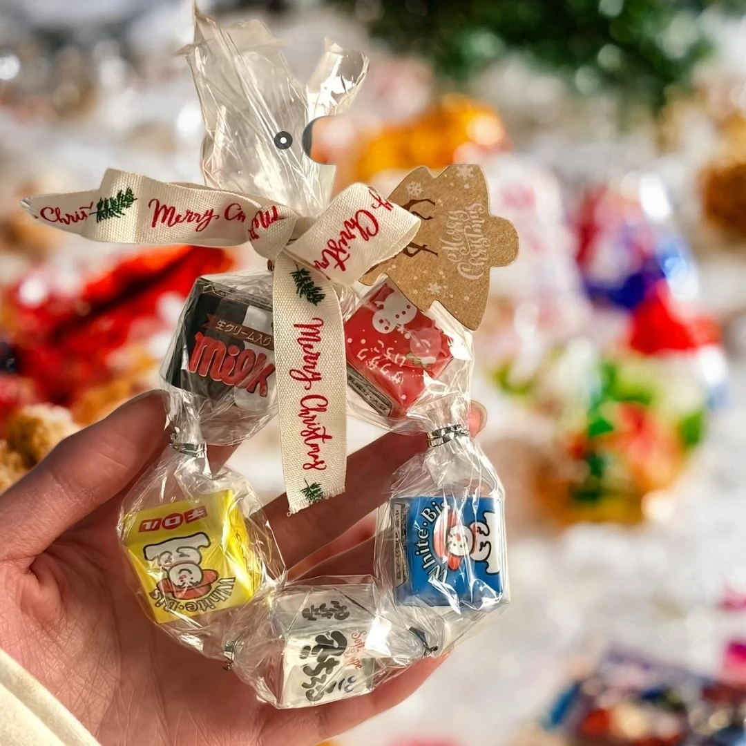 巧克力糖果礼品袋圣诞DIY情侣闺蜜糖果手工服饰配件漂亮洋气