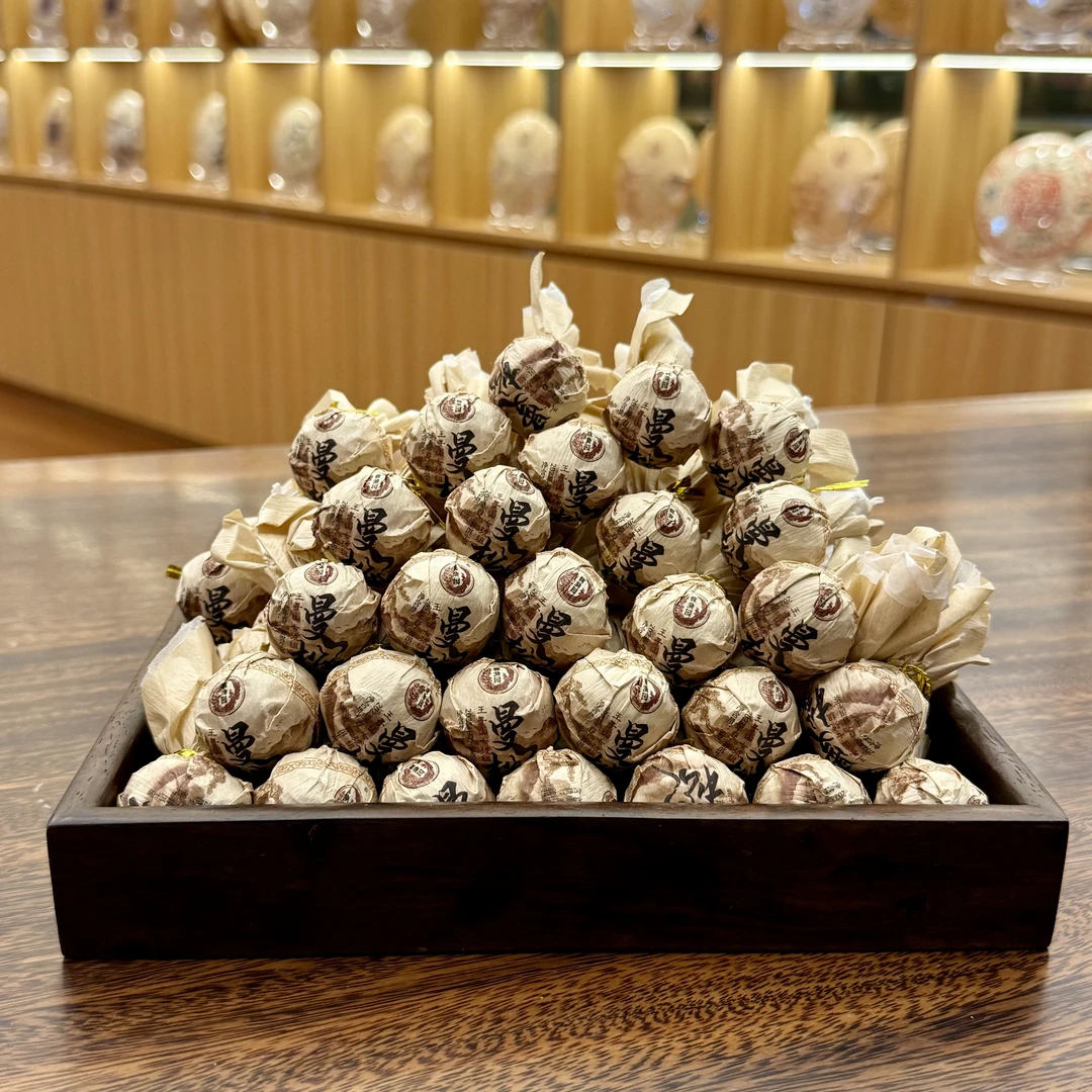 馥漪园2023年春茶曼松王子山7号曼松龙珠普洱生茶