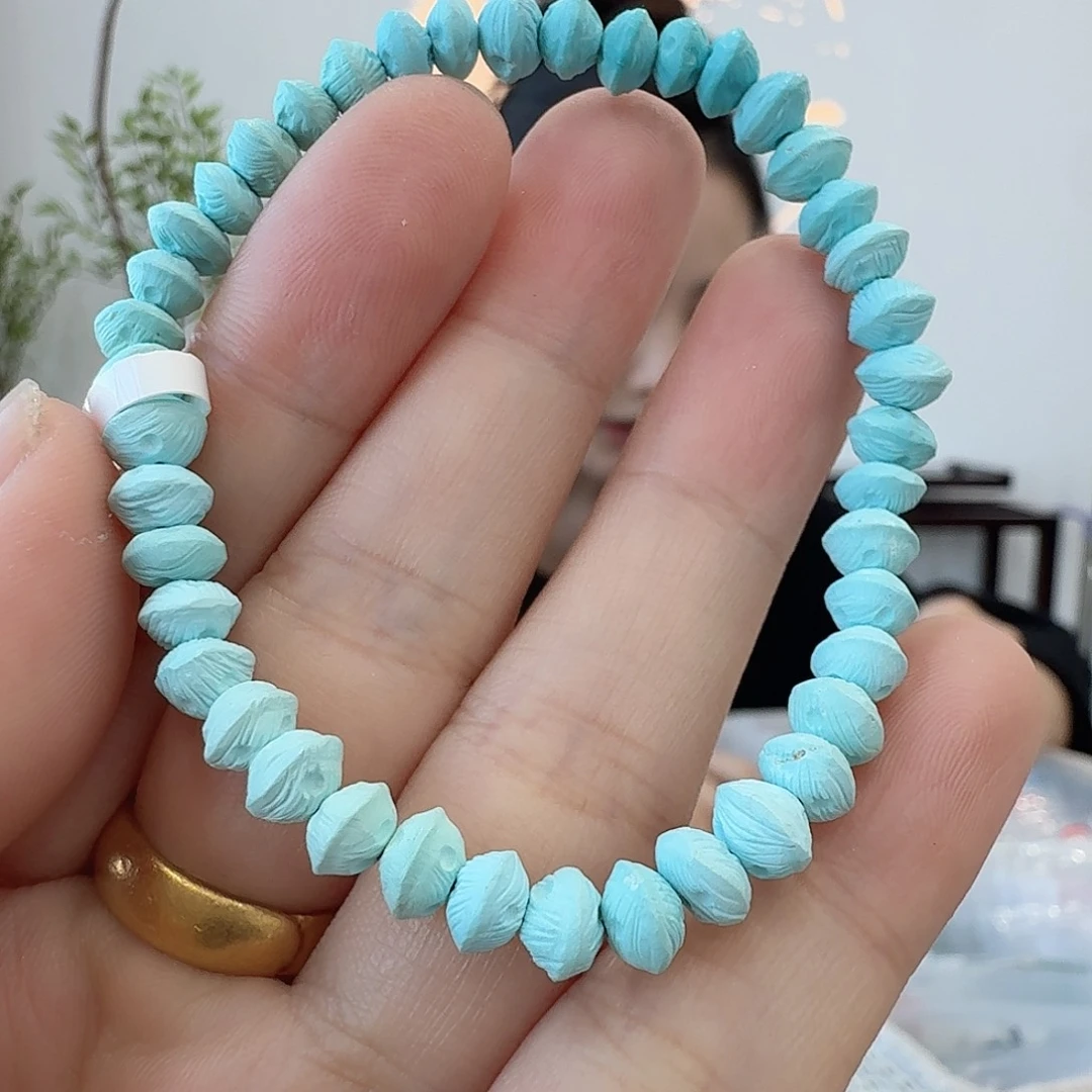 绿松石未镶嵌珠宝半成品