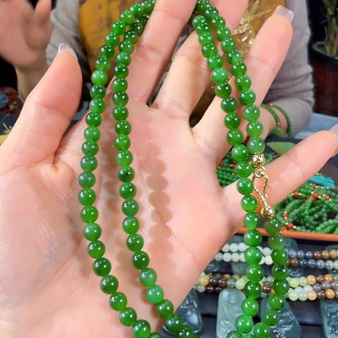 和田玉（碧玉）未镶嵌颈饰卡6