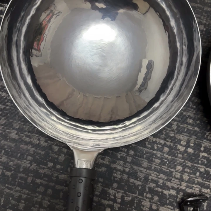 突***我熟铁手工锻打铁锅32