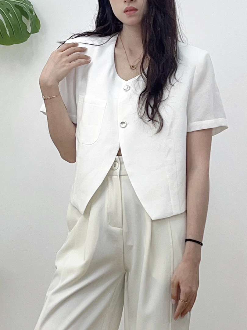 小众设计款小香上衣88653