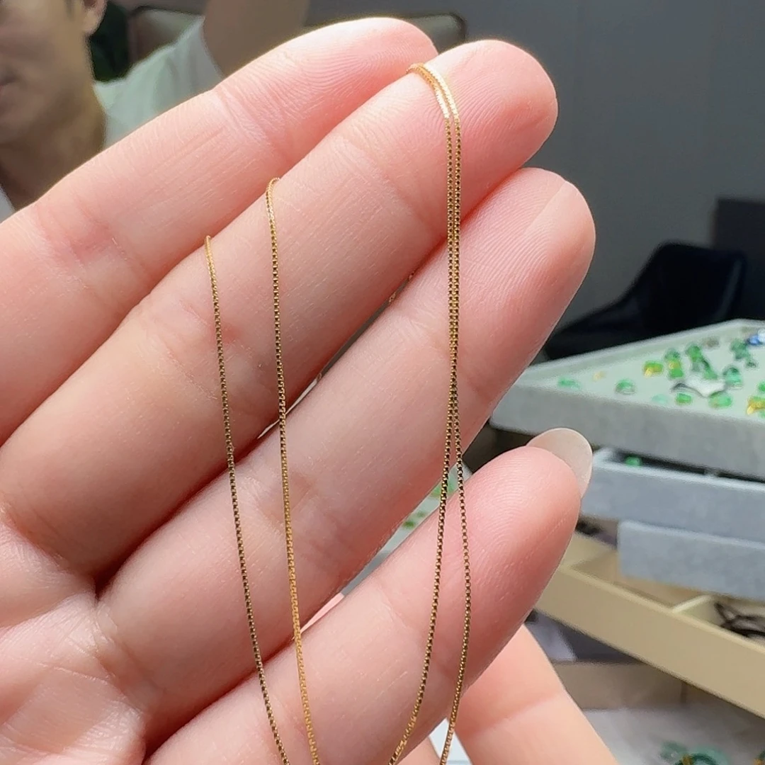 翡翠银S925镶嵌项链天然