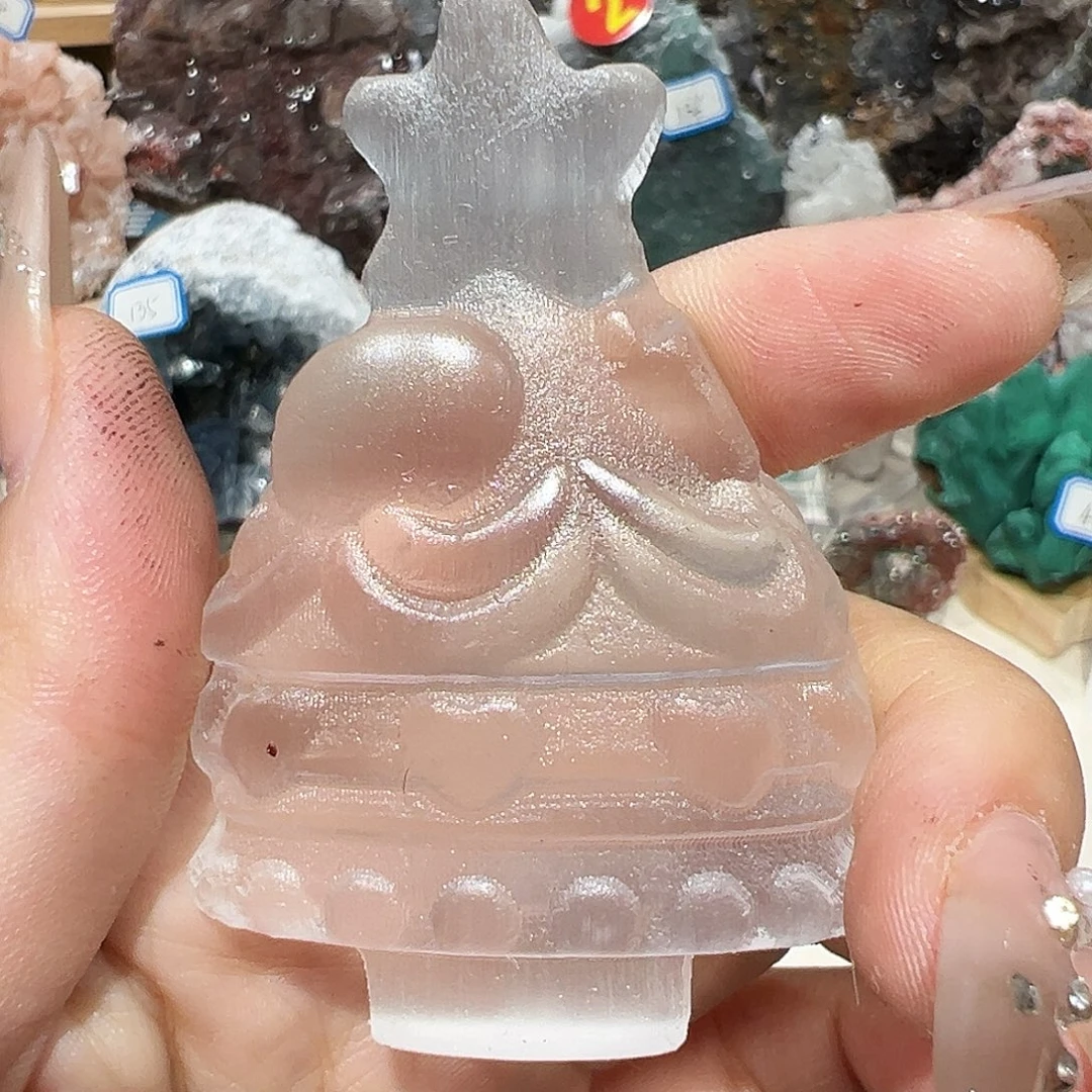 石材圣诞树石膏节日气息