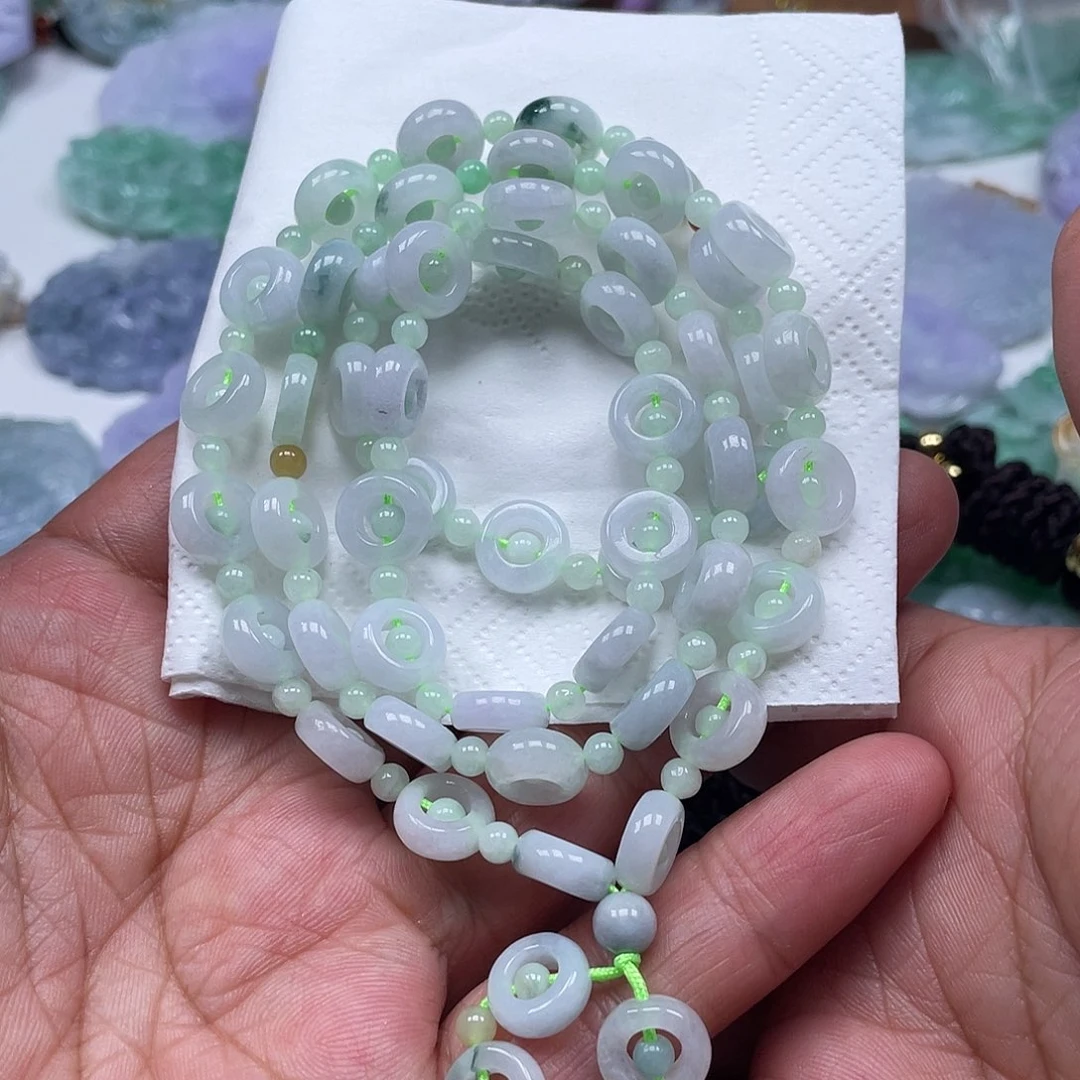 颈饰未镶嵌翡翠翡玉缘翡翠