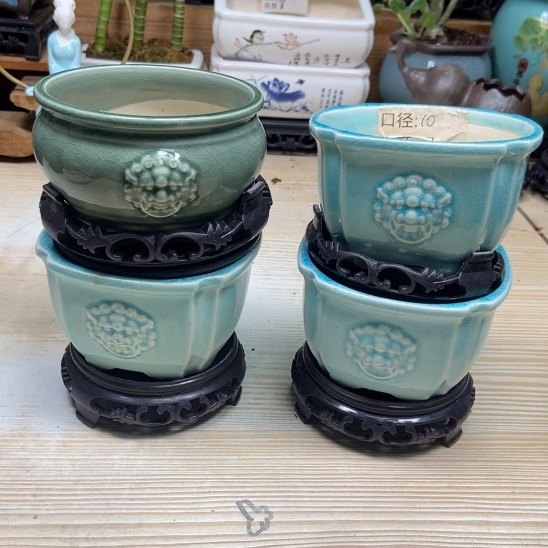 瓷片陶瓷花盆陶瓷艺术