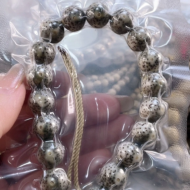 星月菩提手串青花瓷圆珠13