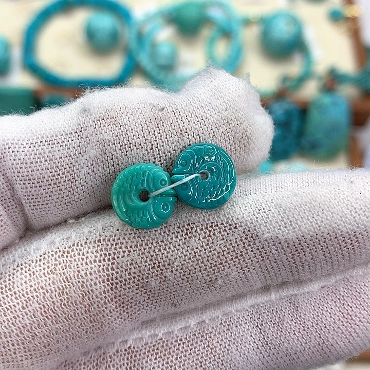 绿松石挂件未镶嵌