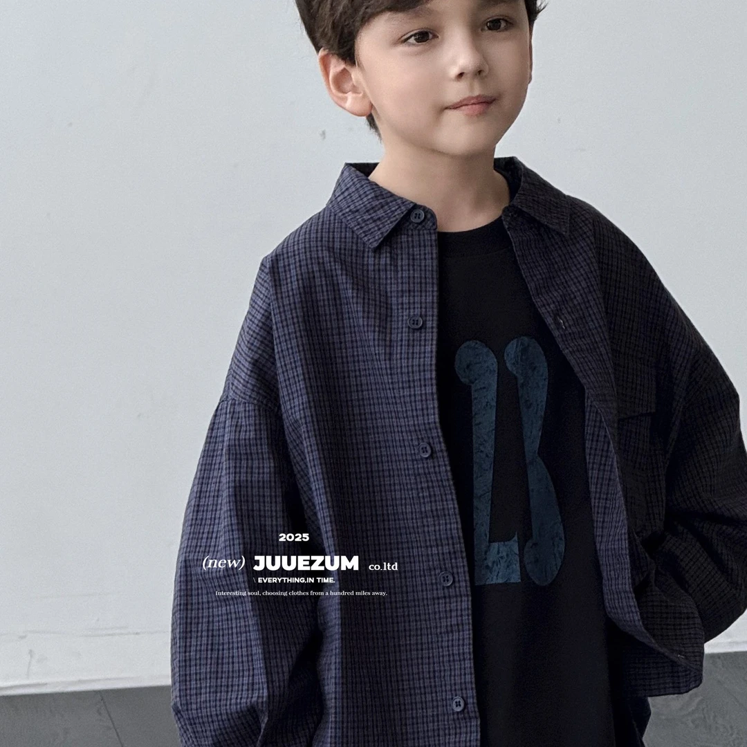 2025秋 JZ6071 九坐格子衬衫