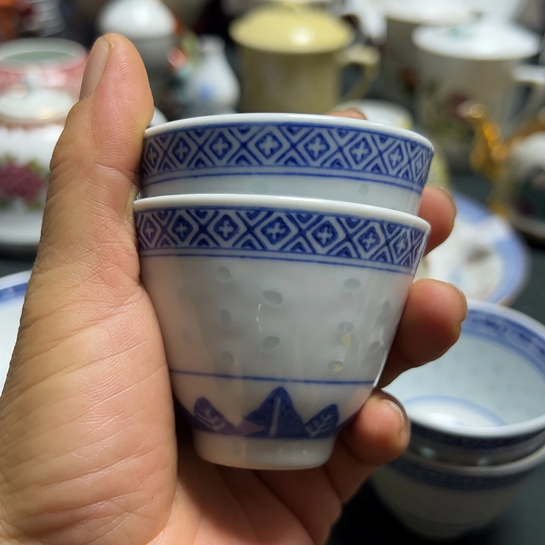 杯景德镇陶瓷三刚杯