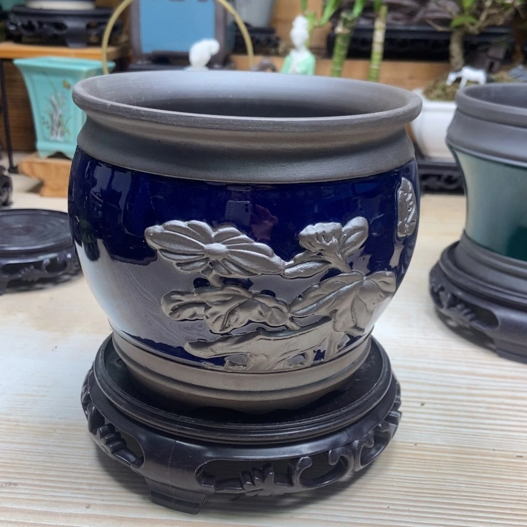 瓷片陶瓷花盆陶瓷艺术