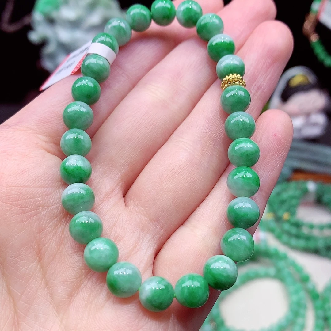 翡翠未镶嵌手链翡翠