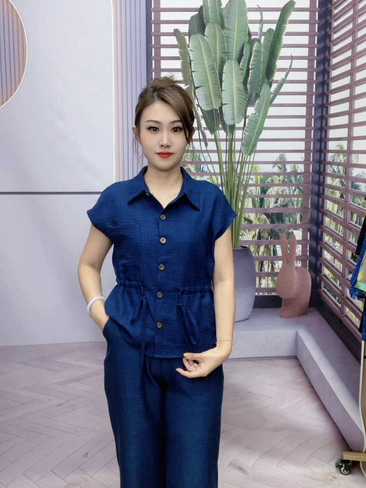 2025夏季新款衬衫T恤气质显瘦女士时尚洋气套装