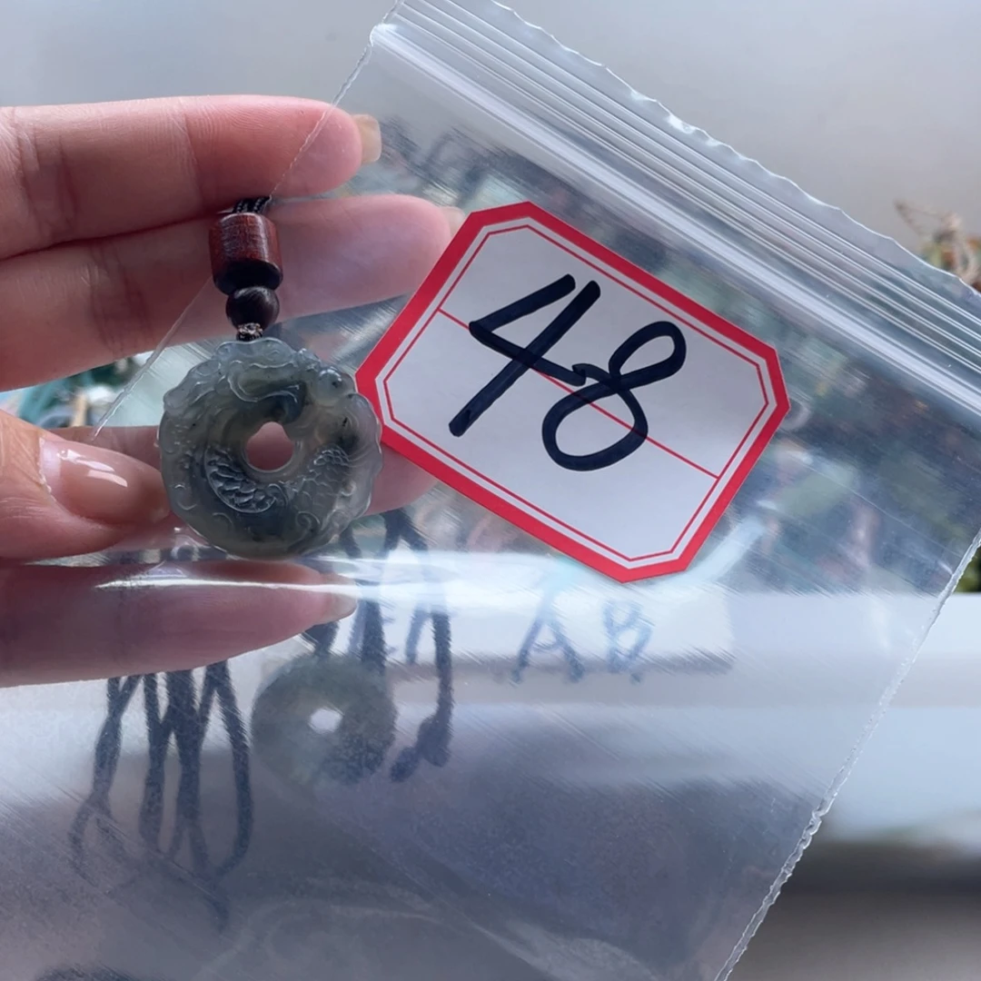 未镶嵌岫玉吊坠吊坠