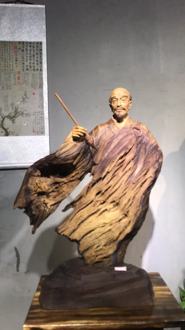 木根雕弘一法师！整木整雕