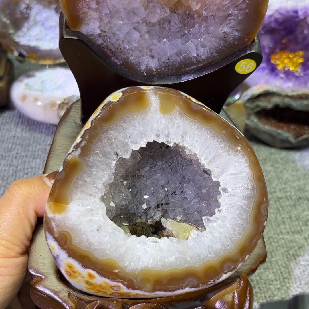 紫晶摆件未镶嵌水晶