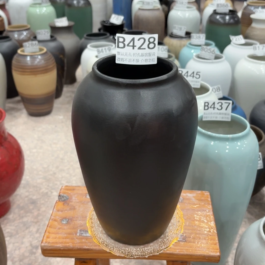 摆件陶瑕疵428景德镇陶瓷高27口9.5