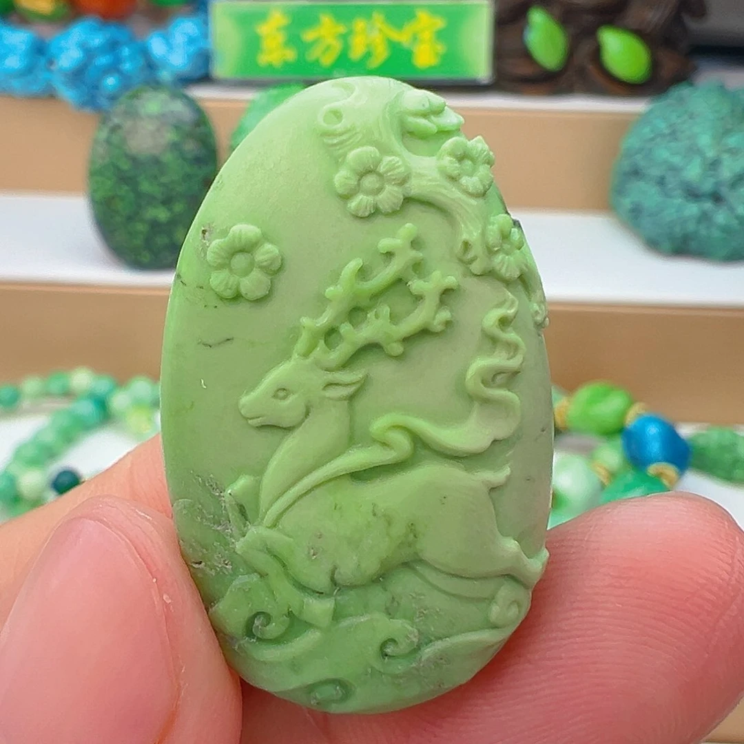 未镶嵌绿松石项链