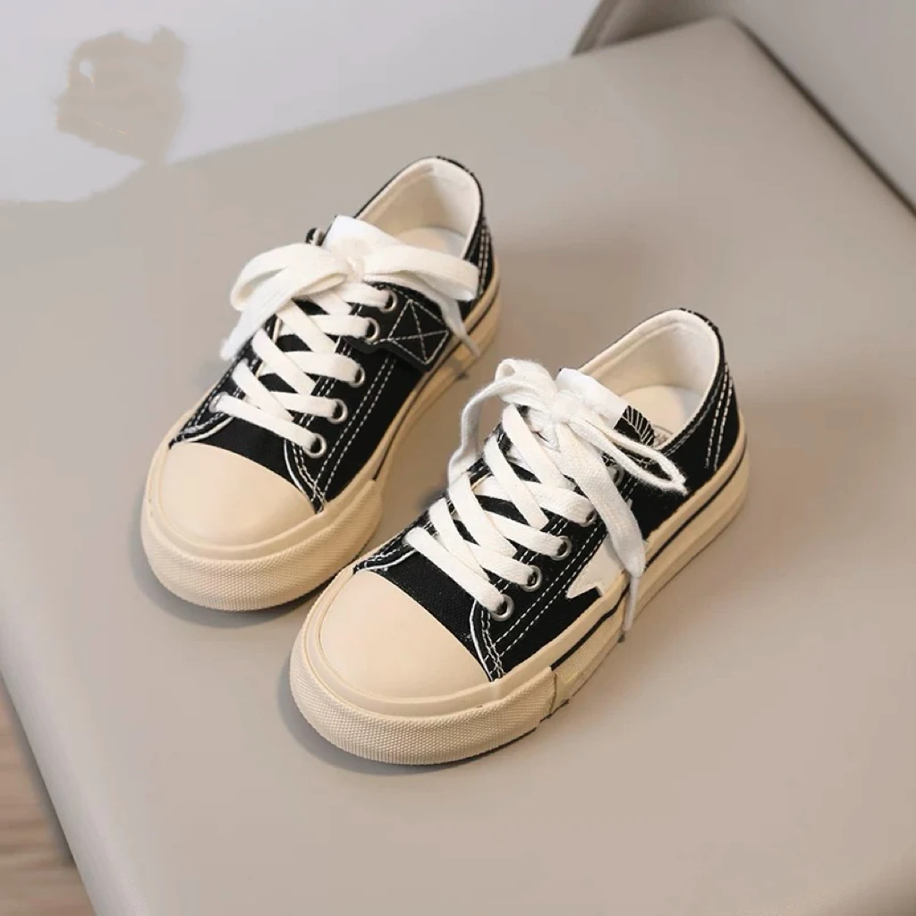 【小胖子专属】41159儿童春秋男童女童板鞋新款复古板鞋休闲