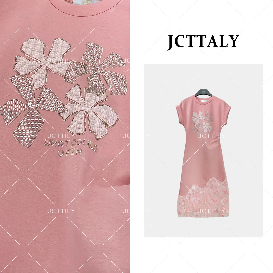 JOJO-夏季新款休闲风高奢时尚百搭气质显瘦连衣裙JC-A2950