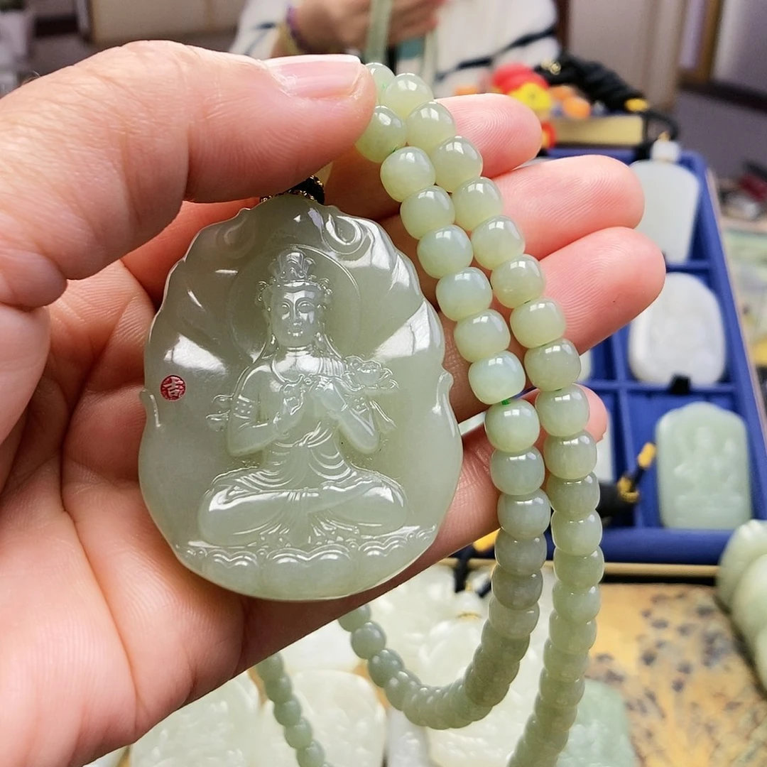 和田玉颈饰未镶嵌蜀**业